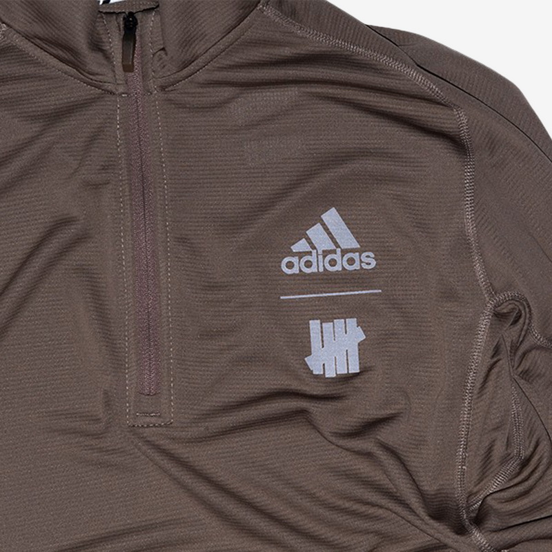 adidas x undefeated running half zip